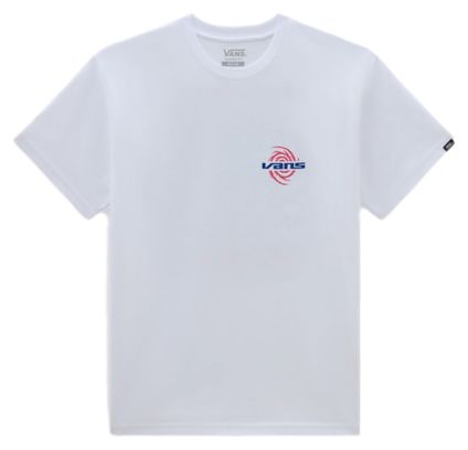 Vans Wormhole Warped Kurzarm-T-Shirt Weiß