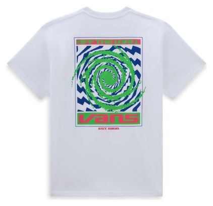 Vans Wormhole Warped Short Sleeve T-Shirt White