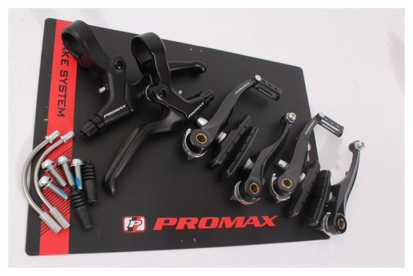 Kit V-brakes BMX avec levier de frein KHE PROMAX