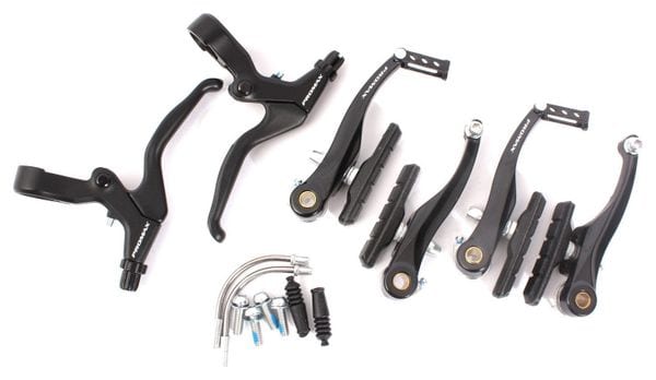 Kit V-brakes BMX avec levier de frein KHE PROMAX