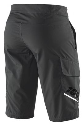 100% Ridecamp Shorts Charcoal