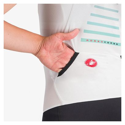Combinaison Trifonction Castelli Free Sanremo 3 Topspeed 3 Femme SM Blanc Noir