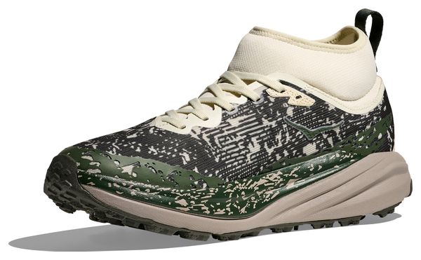 Zapatillas de trail Hoka Speedgoat 6 Mid GTX, Gris/Verde, Hombre