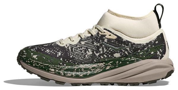 Zapatillas de trail Hoka Speedgoat 6 Mid GTX, Gris/Verde, Hombre