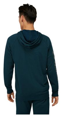 Asics Big Logo Hoodie Blue Grey