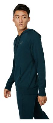 Asics Big Logo Hoodie Blue Grey