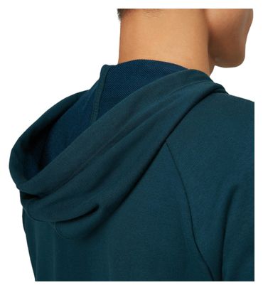 Asics Big Logo Hoodie Blue Grey