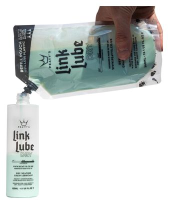 Peaty's Link Lube lubrifiant conditions sèches Recharge 360ml