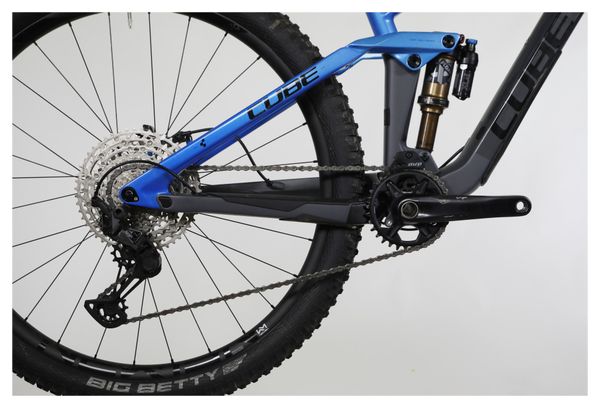 Prodotto ricondizionato - Cube Stereo 150 C:62 SL 29 Shimano XT 12V 29'' All-Suspension Mountain Bike Blue Grey Actionteam 2022