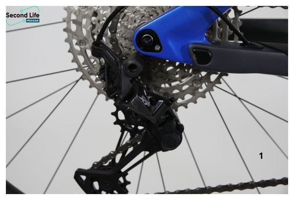Prodotto ricondizionato - Cube Stereo 150 C:62 SL 29 Shimano XT 12V 29'' All-Suspension Mountain Bike Blue Grey Actionteam 2022