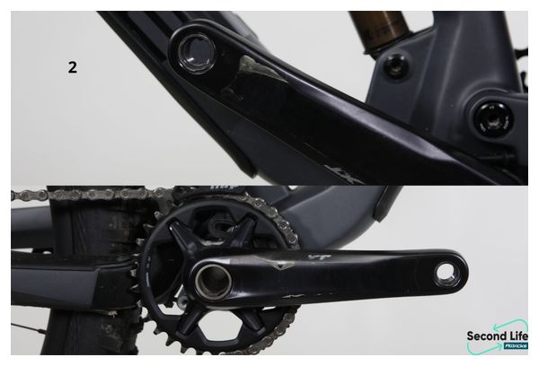 Prodotto ricondizionato - Cube Stereo 150 C:62 SL 29 Shimano XT 12V 29'' All-Suspension Mountain Bike Blue Grey Actionteam 2022