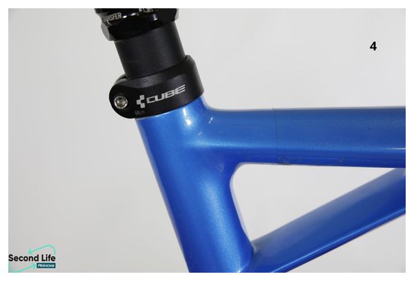 Prodotto ricondizionato - Cube Stereo 150 C:62 SL 29 Shimano XT 12V 29'' All-Suspension Mountain Bike Blue Grey Actionteam 2022