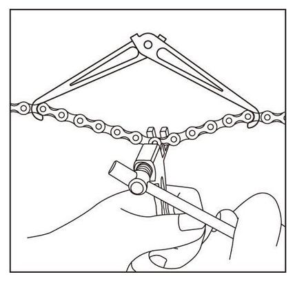 Crochet de Fixation de Chaine Pliable IceToolz 62H1