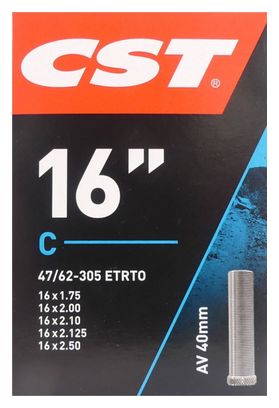 CST Chambre À Air 40 MM Valve 16X 1.75 / 47/62-305