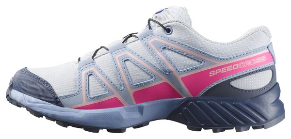 Zapatillas de trail Salomon Speedcross azul/rosa para niños
