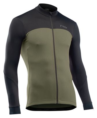 Maglia a maniche lunghe Northwave Force 2 Verde/Nero