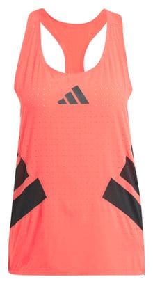 Adidas Adizero Road to Records Tank Rood