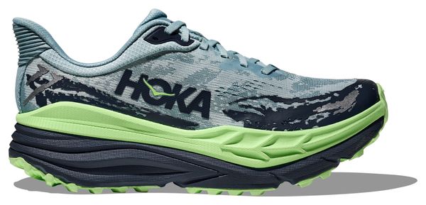 Chaussures Trail Hoka Stinson 7 Bleu/Vert Homme