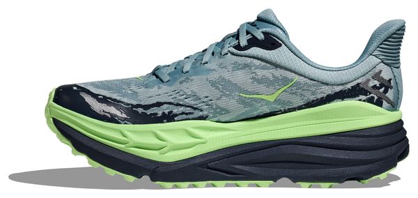 Chaussures Trail Hoka Stinson 7 Bleu/Vert Homme