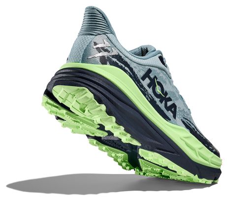 Chaussures Trail Hoka Stinson 7 Bleu/Vert Homme