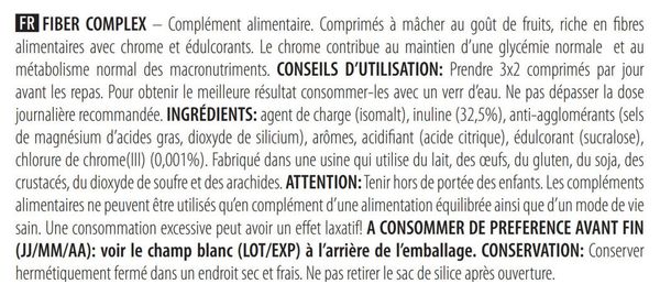 Fiber Complex (120 Tabs) - Biotech Usa -  Coupe Faim