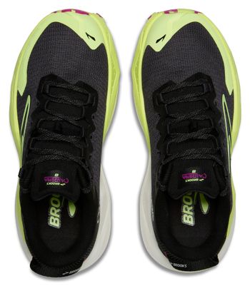 Chaussures Trail Brooks Caldera 8 Noir/Jaune/Rose Femme