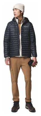 Columbia Powder Pass Hooded Daunenjacke Schwarz 
