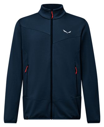 Men's blue Salewa Puez Altavia fleece jacket