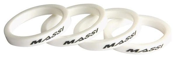 MASSI Kit 4 Entretoises 5mm 1''1/8 Blanc