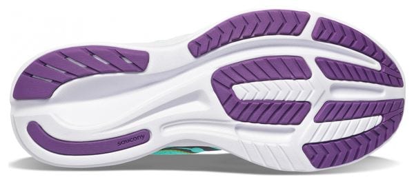 Saucony Ride 15 Women&#39;s Running Shoes Green Purple