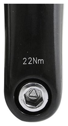 POTENCE ROUTE-FIXIE NEWTON A PLONGEUR 22 2 NOIR L 100mm (SUR CARTE)