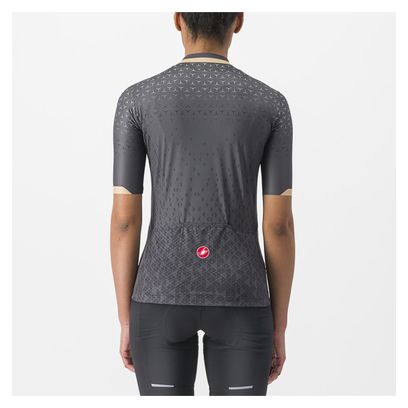 Castelli Pezzi Kurzarmtrikot Damen Dunkelgrau