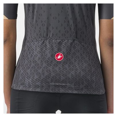 Castelli Pezzi Kurzarmtrikot Damen Dunkelgrau