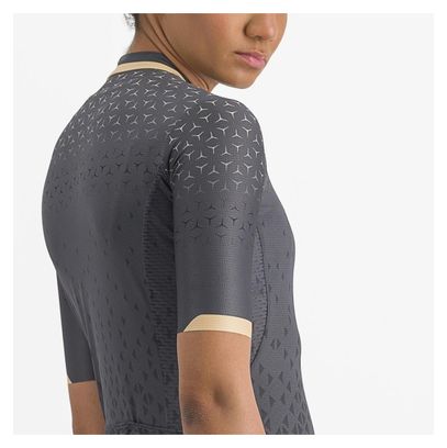 Castelli Pezzi Kurzarmtrikot Damen Dunkelgrau
