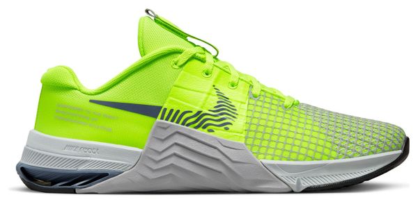 Chaussures de Cross Training Nike Metcon 8 Jaune Gris