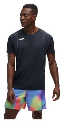 Hoka Glide Marathon Pack Black short-sleeved shirt