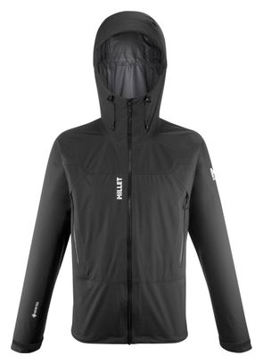 Bergsteigerjacke Millet Kamet Light Gore-Tex Schwarz