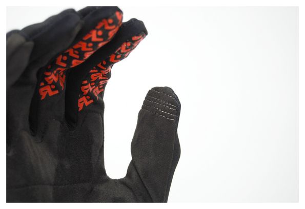 RAFA'L MID-R tussenseizoenhandschoenen zwart en rood