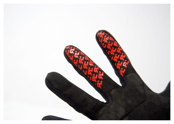 RAFA'L MID-R tussenseizoenhandschoenen zwart en rood