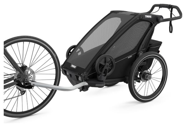 Rimorchio per bambini Thule Chariot Sport Nero