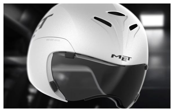 Casque Met Drone Wide Body II Blanc