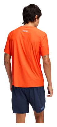 Hoka Airolite 2.0 Kurzarm-Shirt Orange für Herren