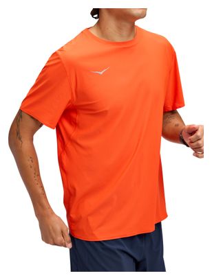 Hoka Airolite 2.0 Kurzarm-Shirt Orange für Herren