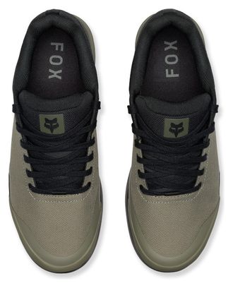 Zapatillas de MTB para pedales planos Fox Union Canvas Verde Unisex