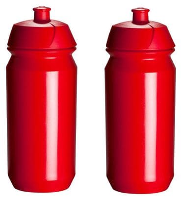 2 x Bidon - 500 ml - Rouge