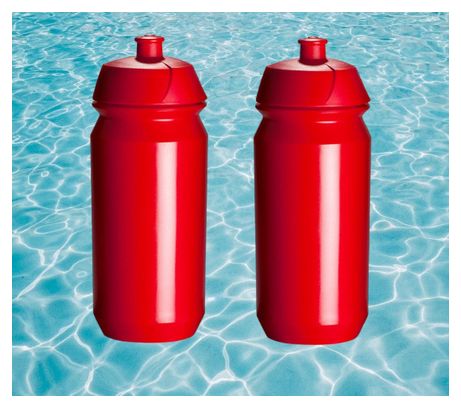 2 x Bidon - 500 ml - Rouge