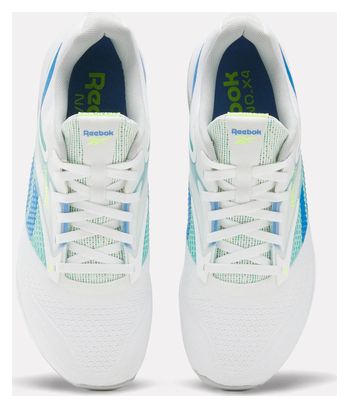 Reebok Nano X4 Cross Training Shoes White / Blue / Green