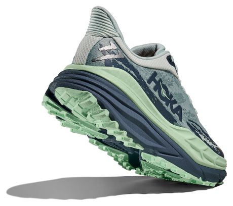 Zapatillas Hoka Stinson 7 Trail Mujer Azul/Verde