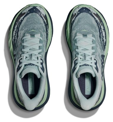 Chaussures Trail Hoka Stinson 7 Bleu/Vert Femme