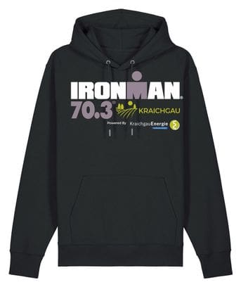 Felpa con cappuccio Ironman 70.3 Kraichgau nera